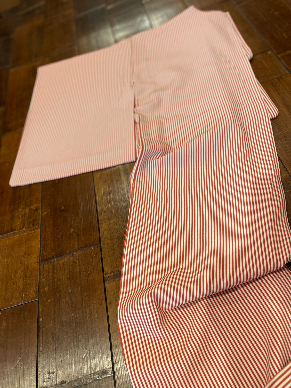 正絹小紋 単衣仕立て — Stripe Komon Kimono｜Heritage Collection