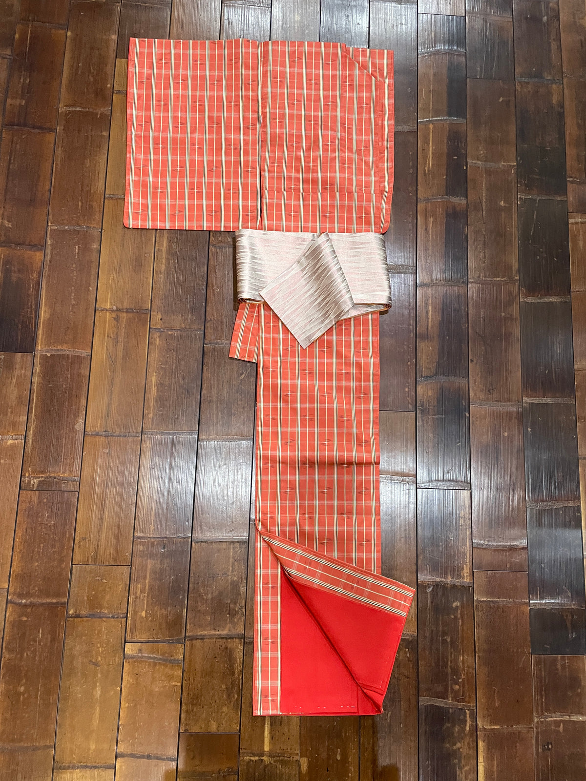 正絹紬「米琉」 袷衣仕立て — Yoneryu Tumugi Kimono｜Heritage Collection